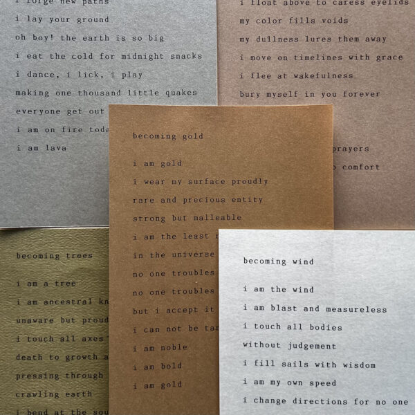 framed typewritten poems - Image 8