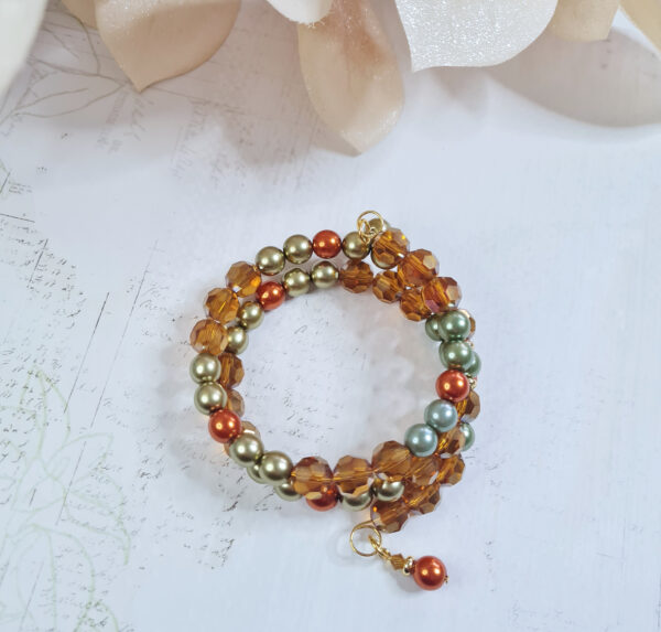 Armband - jarðtónar/gyllt - Image 2