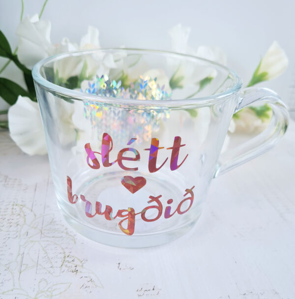 Vínylskreyttur bolli - Image 4