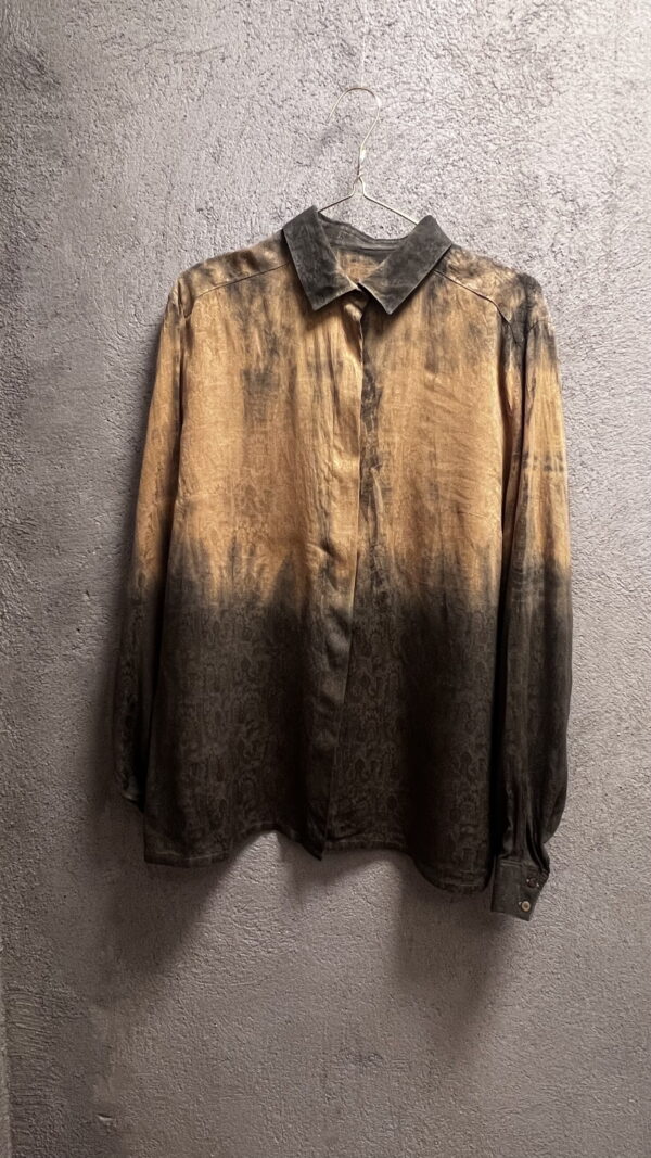 upcycled silk top