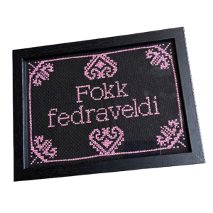 Fokk feðraveldi - útsaumskitt