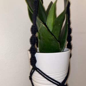 Blómahengi - Svart