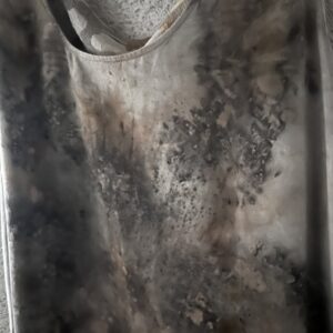 rust print silk top