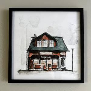Drekinn 30x30 cm - Eftirprent